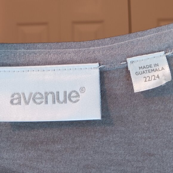 #224 Avenue Black/Gray Tank Top Size 22/24 - Picture 5 of 5